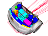 Air flow in combustion engine compartments