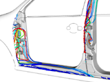 Soiling of vehicles door joints