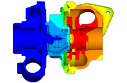 Turbocharger - FEM thermal analysis